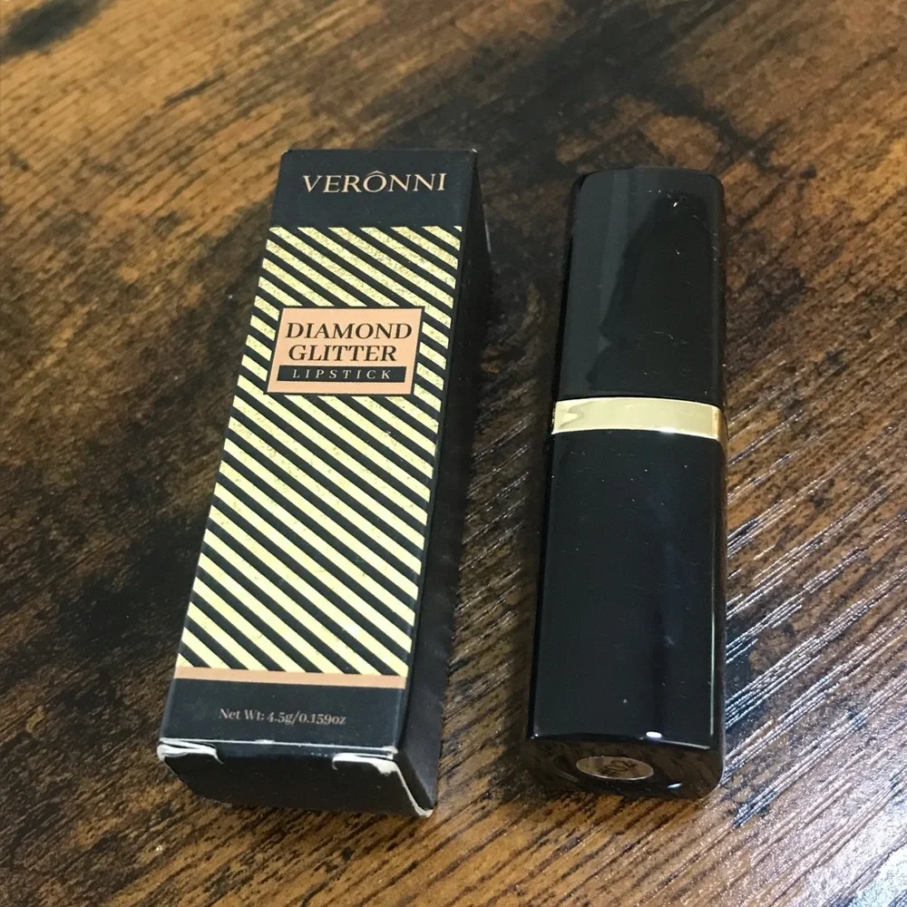 Pink Diamond Glitter Lipstick - Vibrant Pink Shine